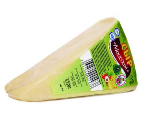 Сыр Маасдам 45% фасованный в в/у ~ 300 гр ВМК цена за кг - 1234 руб.