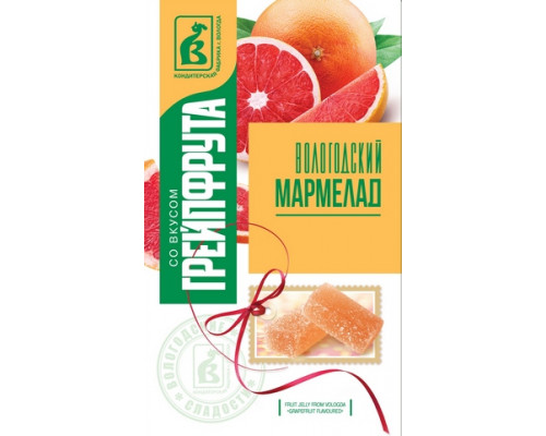 Мармелад Вологодский со вкусом Грейпфрута 240 гр