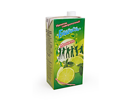 Напиток сывороточный ультрапастеризованный «Бодрость» со вкусом мохито 950 гр