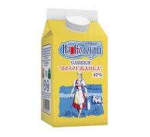 Сливки питьевые пастеризованные «Вологжанка» 10% 470 гр