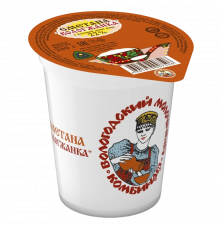 Сметана «Вологжанка» 14% 300 гр пл/ст